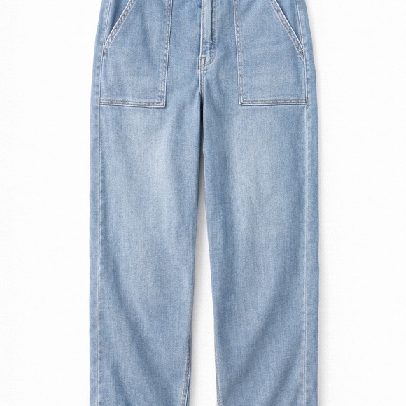 Vervet Denim - Light Blue High-Rise Straight Leg Jeans